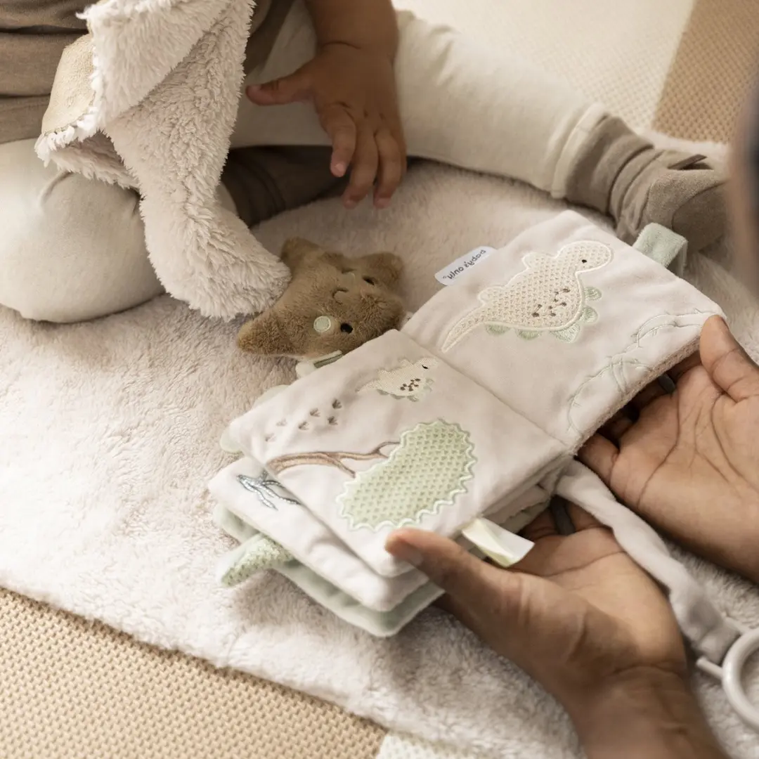 Baby's Only Buggyboekje Animals - Laurel Green/Warm Linen