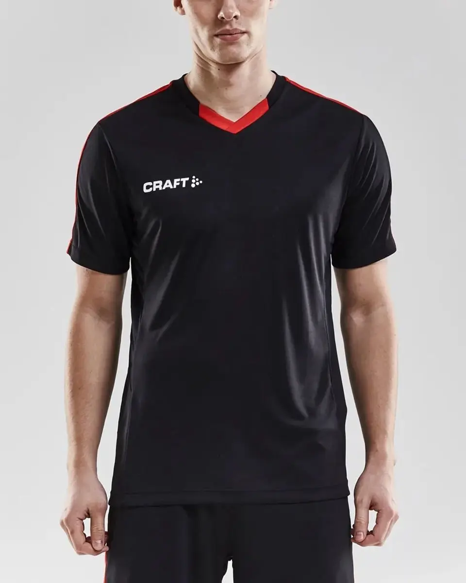 Craft Progress Contrast Shirt Heren - Zwart/Rood S