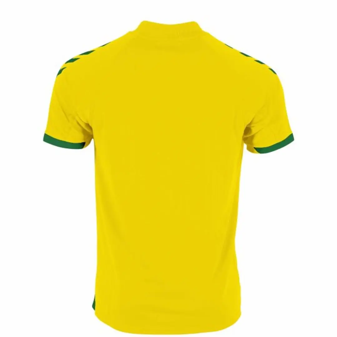 hummel Fyn Shirt - Maat M - Geel/ Groen