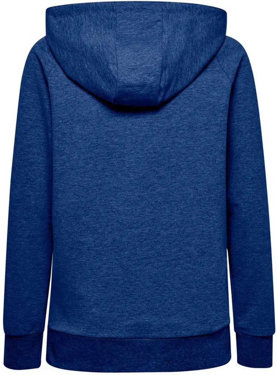 Hummel Go Cotton Logo Hoodie Dames - M - Blauw/Wit