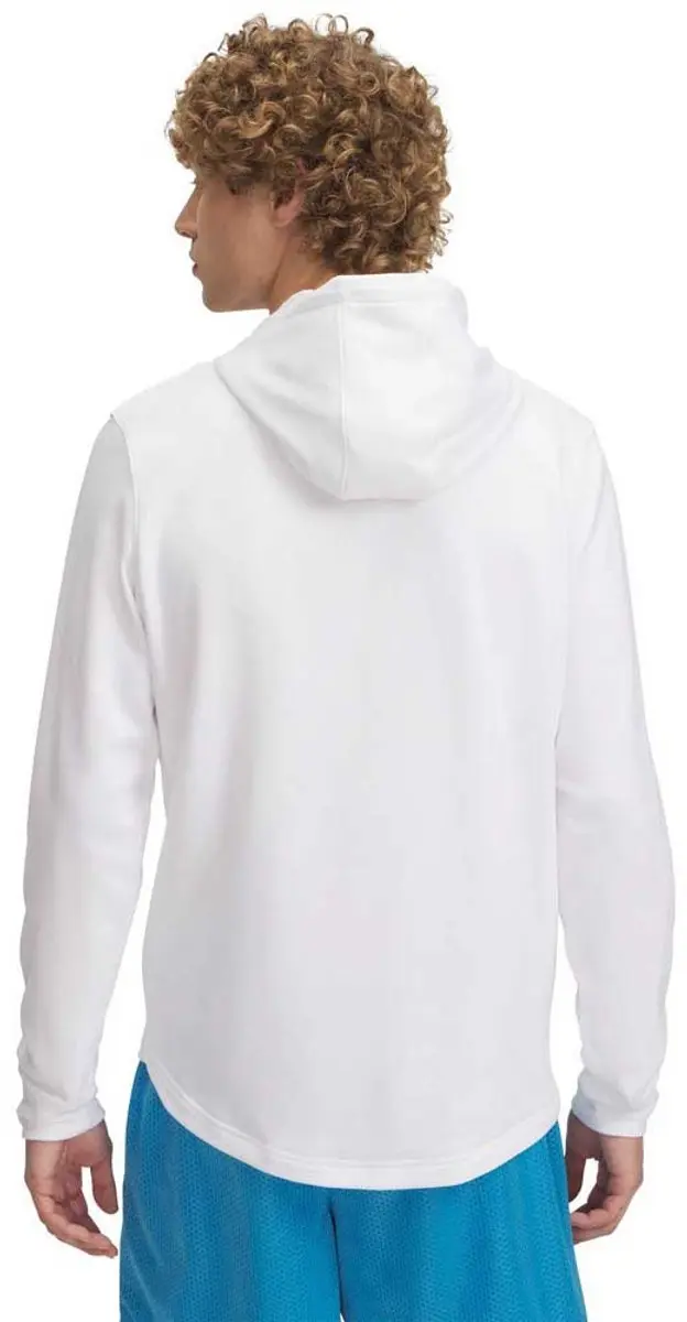 Under Armour Rival Terry Logo Hoodie M - Wit/Grijs/Blauw