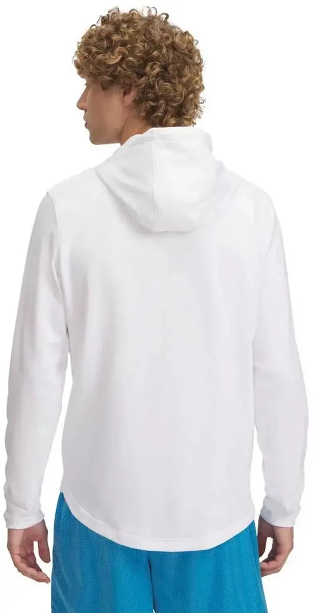 Under Armour Rival Terry Logo Hoodie M - Wit/Grijs/Blauw
