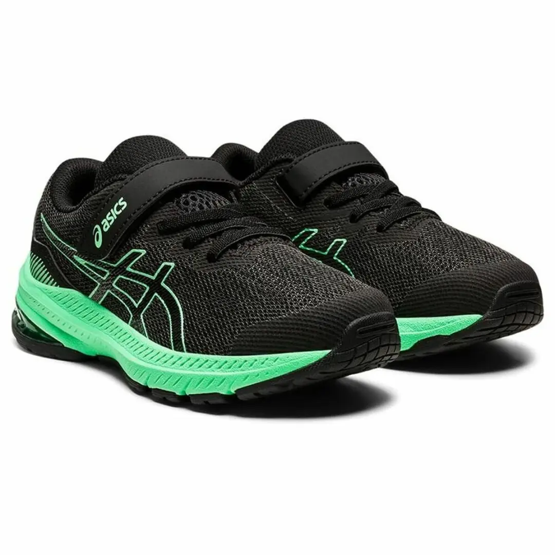 ASICS GT-1000 11 Hardloopschoenen - 27 - Zwart/Groen