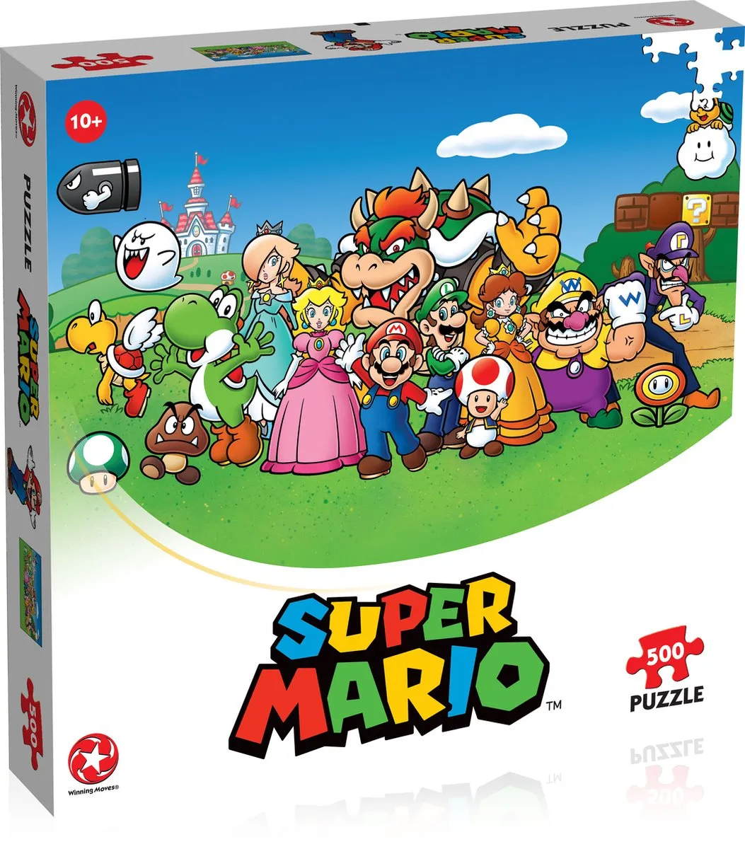 Winning Moves Super Mario & Friends Puzzle 500 Stuks