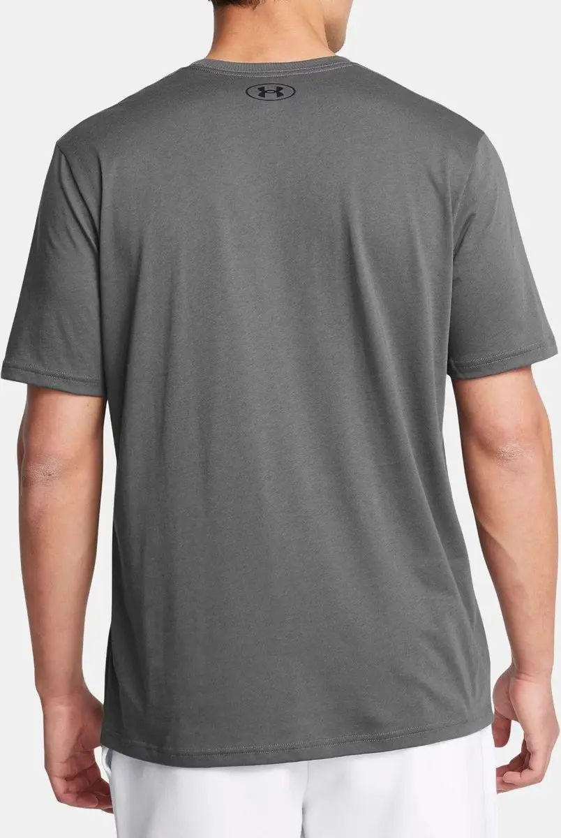 Under Armour UA M Sportstyle LC SS Heren Sportshirt - Grijs/Zwart