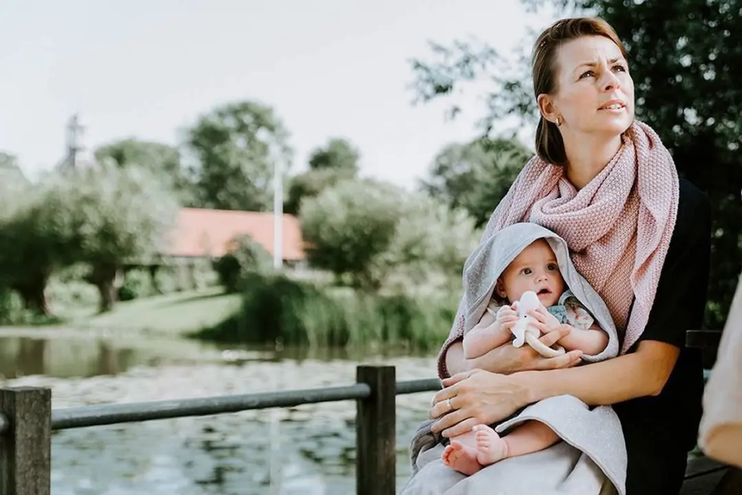 Baby's Only Houten Rammelaar Olifant Classic Roze