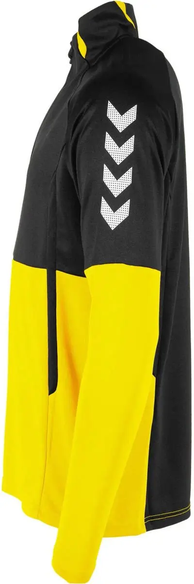 Hummel Authentic 1/4 Zip Sporttrui - Maat 128 - Geel