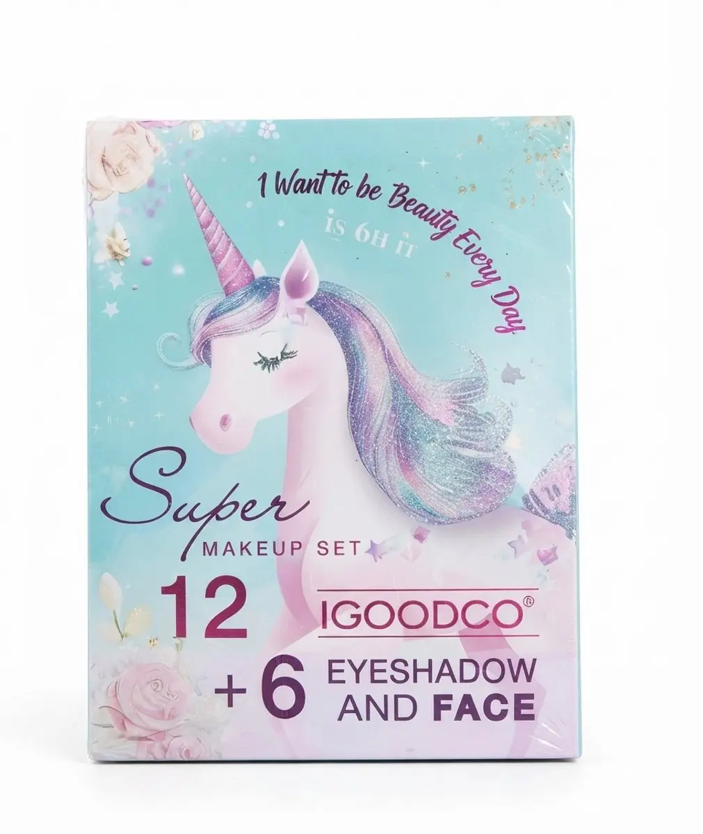 Happy U Kids Unicorn Make-up Set - 18 Kleuren - 200g
