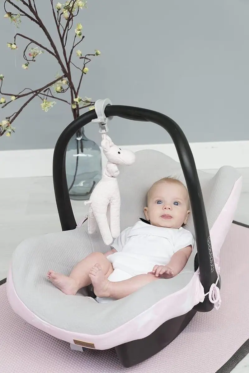 Baby's Only Trilfiguur Giraf Poederblauw - Wagenhanger