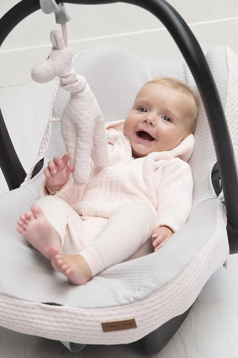 Baby's Only Trilfiguur Giraf Poederblauw - Wagenhanger