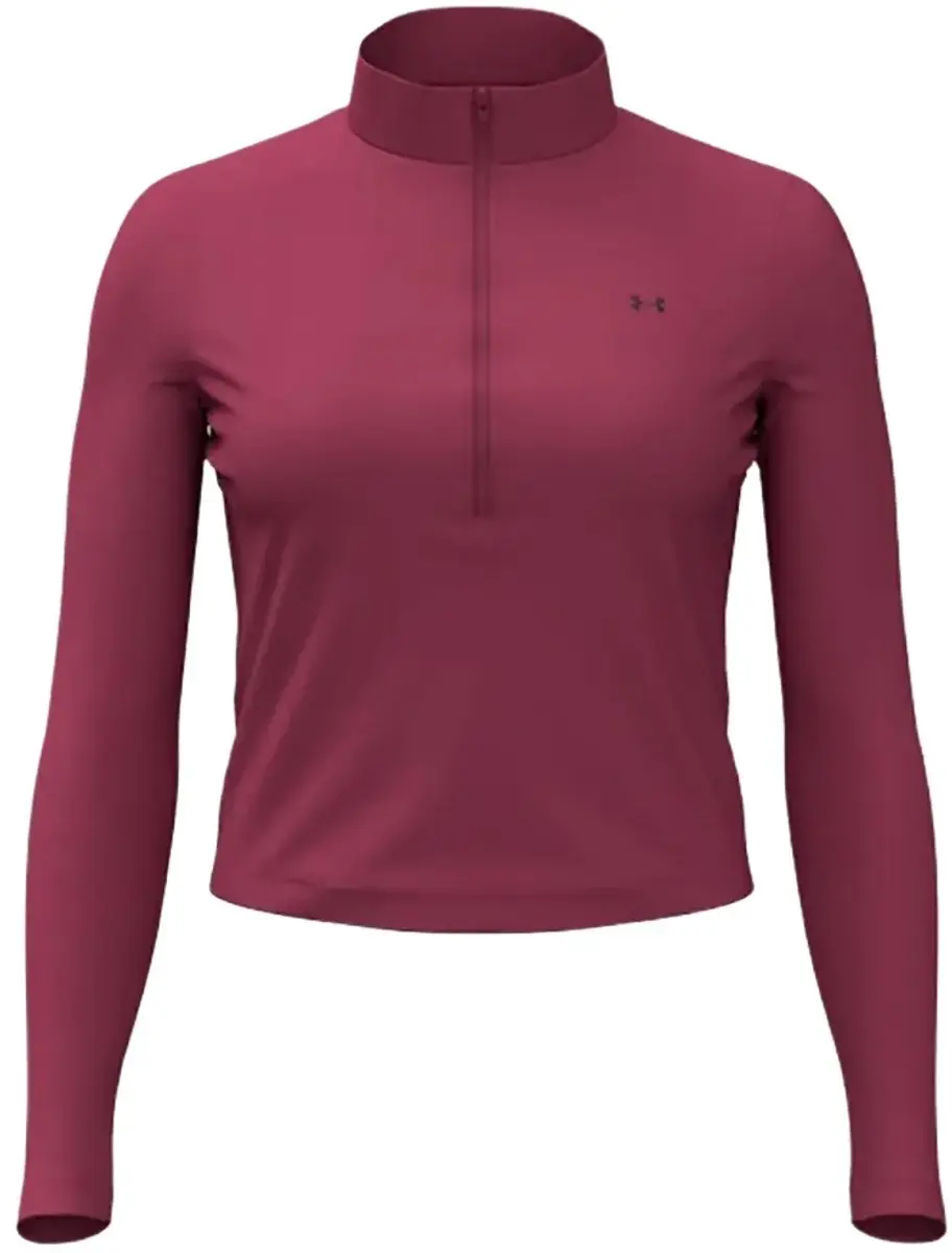 Under Armour Motion Half Rits Lange Mouw T-shirt