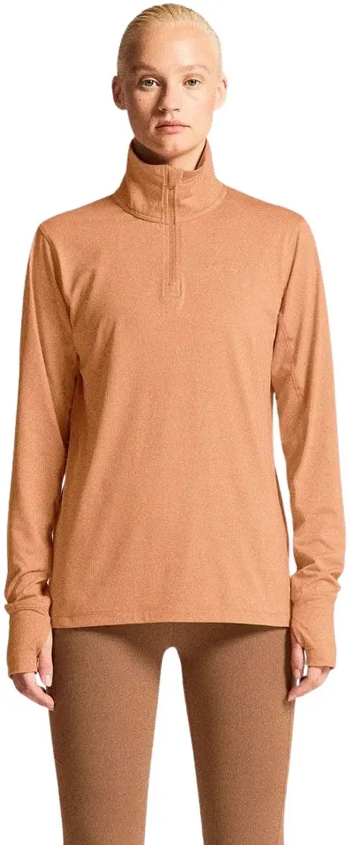 Craft Flow HZ Longsleeve Shirt - Dames M - Oranje