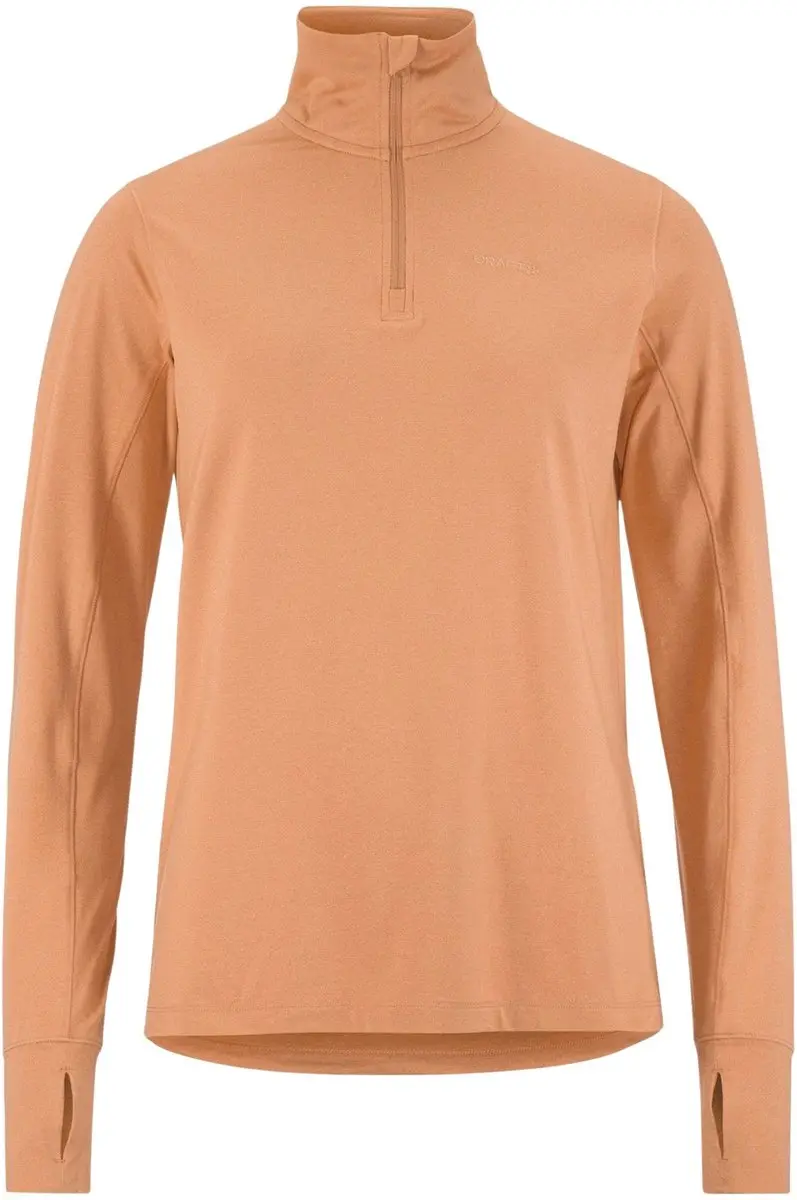 Craft Flow HZ Longsleeve Shirt - Dames M - Oranje