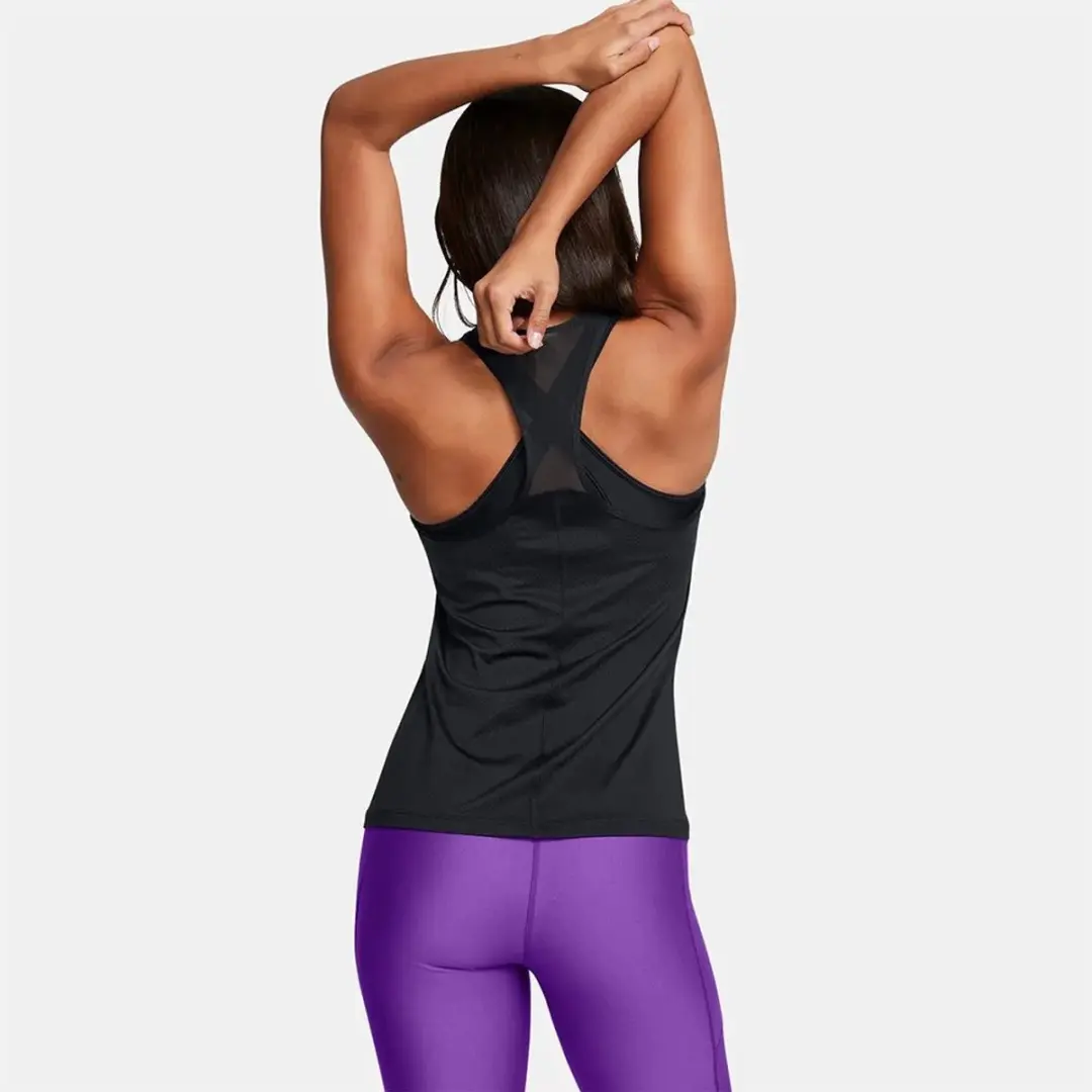 Under Armour Tech Heatgear Top Dames XS - Zwart
