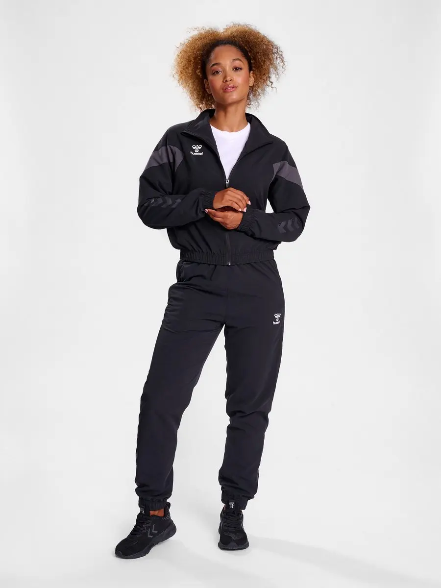 Hummel Hmltravel Woven Jacket Dames Trainingsjack - XS - Zwart - afbeelding 6 van 6
