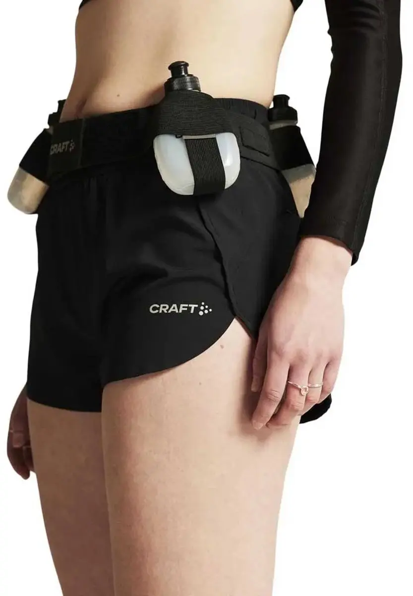 Craft Adv Essence 2 Marathon Short Dames - S - Zwart