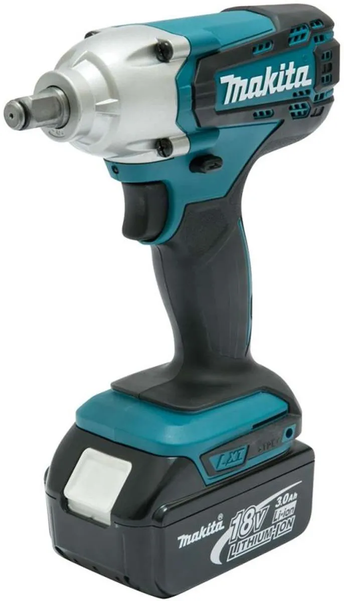 Makita DTW190RFJ Li-Ion Accu Slagmoersleutel Set - 18V - 2x 3.0Ah accu - In Mbox Opbergkoffer - 190Nm - 1/2"" - Koolborstelloos