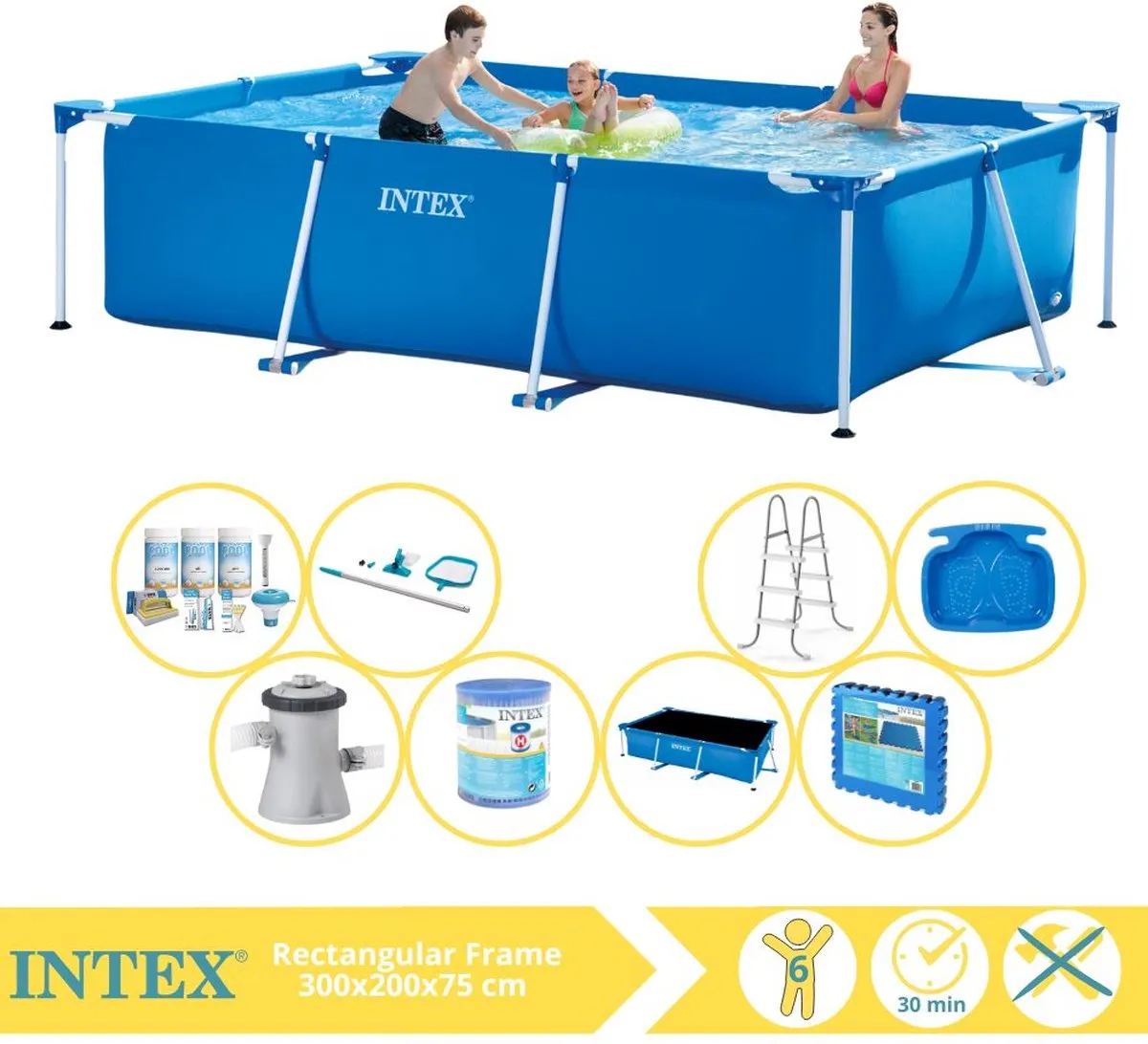 Intex 28272NP Opzetzwembad 300x200x75cm
