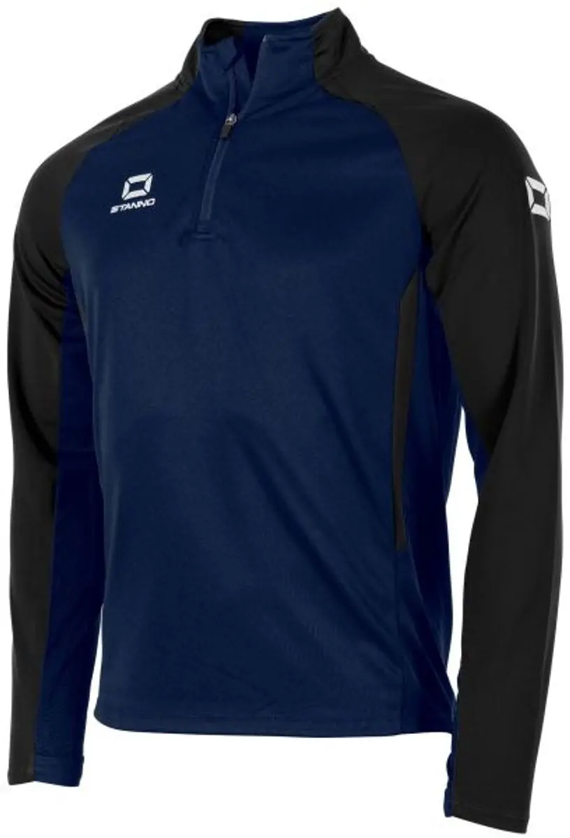 Stanno Stadio Quarter Zip Top 116 - Navy/Zwart