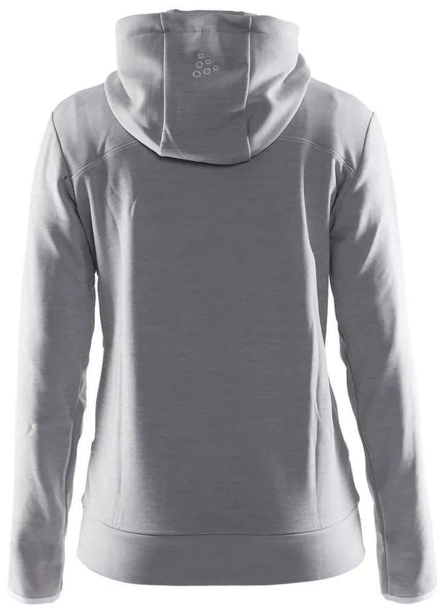 Craft Leisure Full Zip Hood - Vrouwen L - Grijs