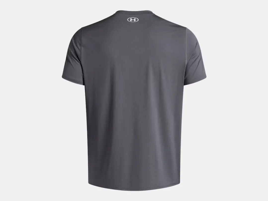 Under Armour HeatGear Fitted SS Shirt Heren - XL - Donkergrijs