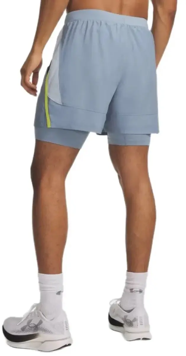 Under Armour Launch 5in1 Korte Broek - L - Blauw