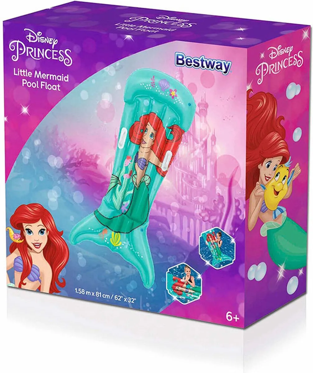 Bestway Disney Zeemeermin Luchtbed 158x81cm - 6 Jaar