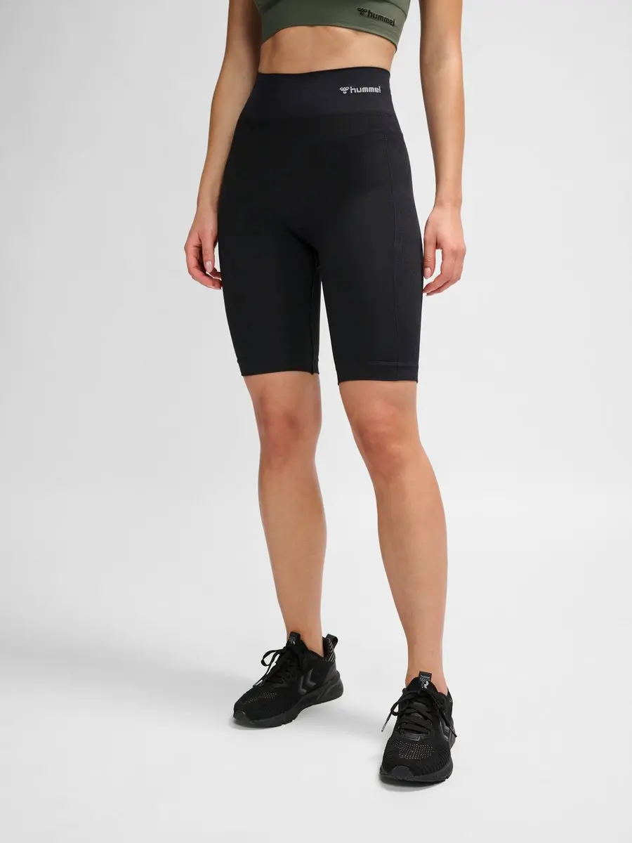 Hummel Hmlclea Seamless Cycling Shorts Dames - XS - Zwart