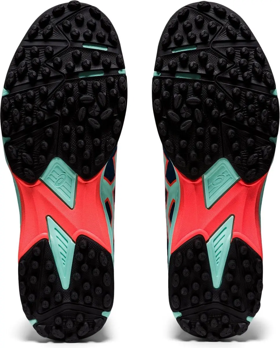 ASICS Sportschoenen 39.5 - Donkerblauw/Mintgroen/Rood - TF Ondergrond