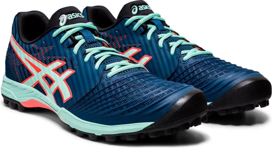 ASICS Sportschoenen 39.5 - Donkerblauw/Mintgroen/Rood - TF Ondergrond