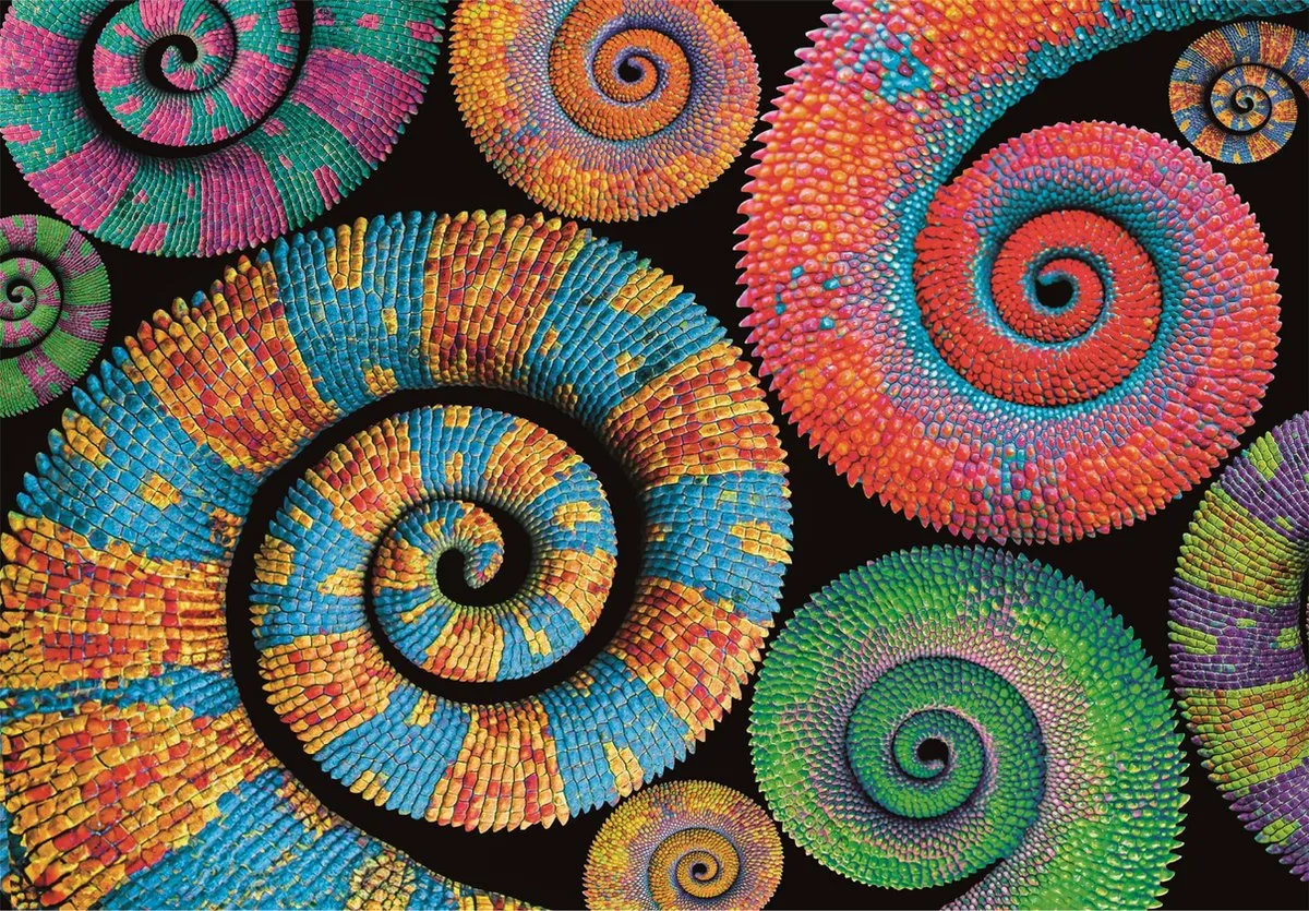 Clementoni Colorboom Curly Tails Puzzel 500 Stuks - Multicolor