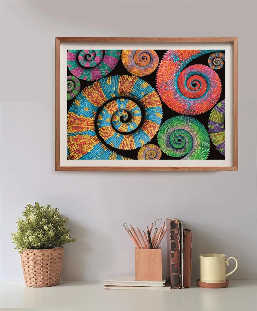 Clementoni Colorboom Curly Tails Puzzel 500 Stuks - Multicolor
