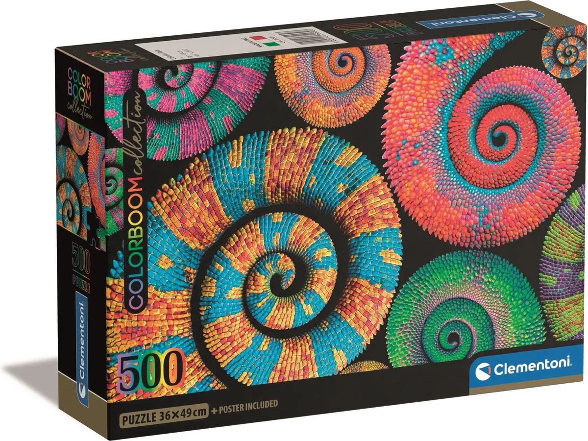 Clementoni Colorboom Curly Tails Puzzel 500 Stuks