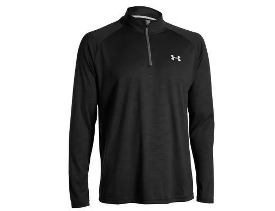 Under Armour Tech 1/4 Zip Heren XXL - Zwart
