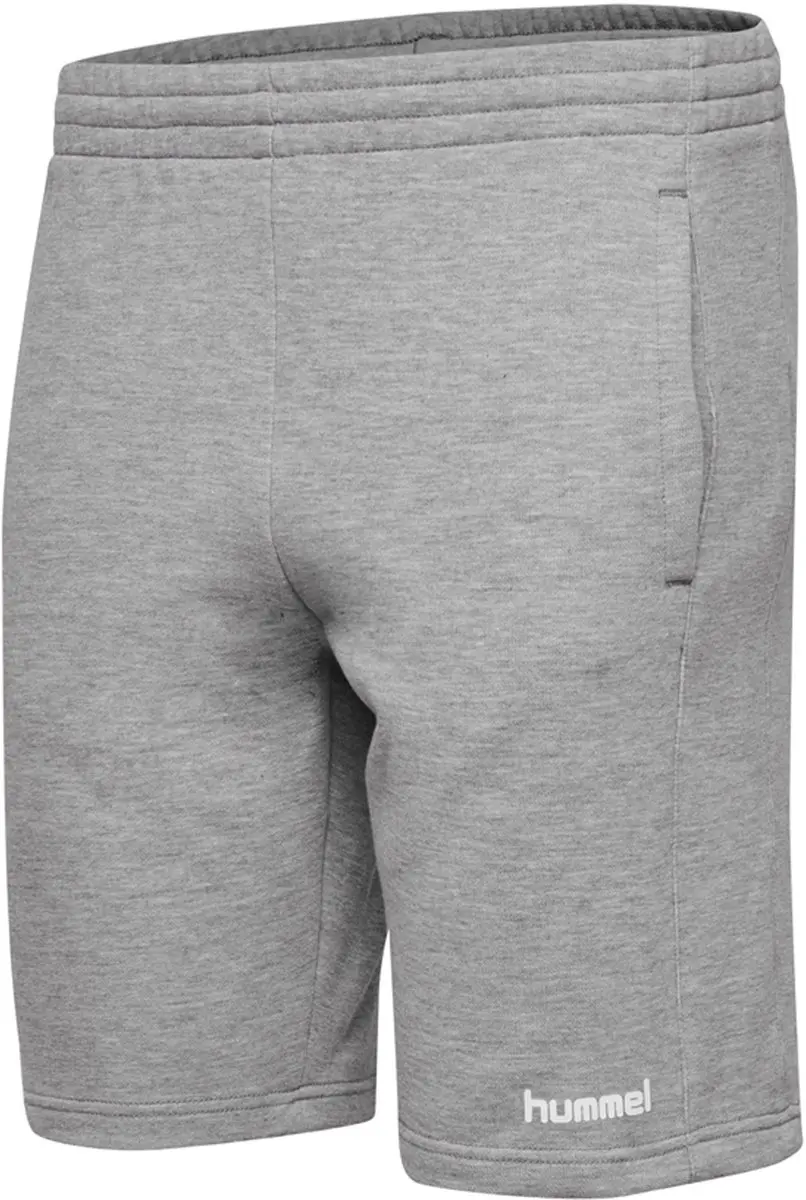 Hummel HMLGO Cotton Bermuda Shorts Woman Sportbroek - XL - Grijs - afbeelding 2 van 6