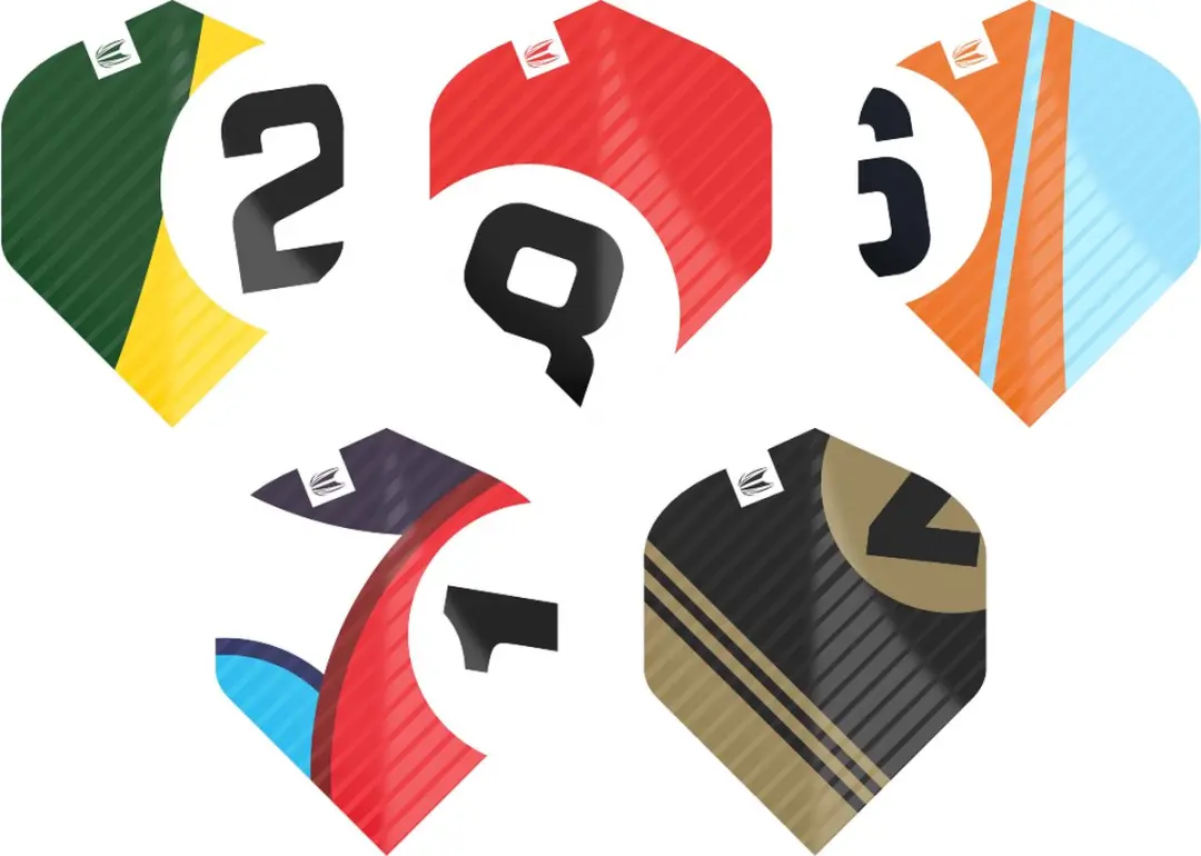 Target Chicane Pro Ultra Dart Flights - 5 Stuks - Multicolor
