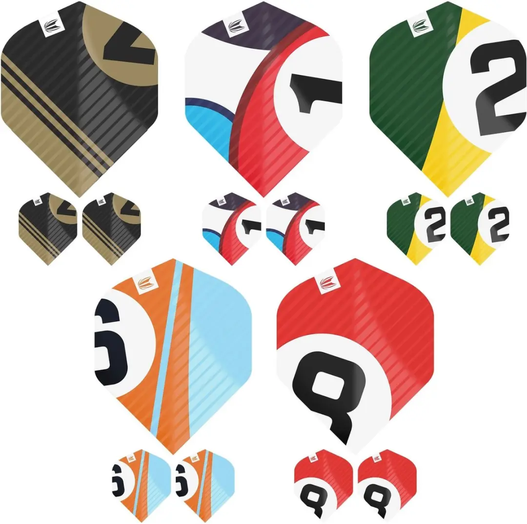 Target Chicane Pro Ultra Dart Flights - 5 Stuks - Multicolor