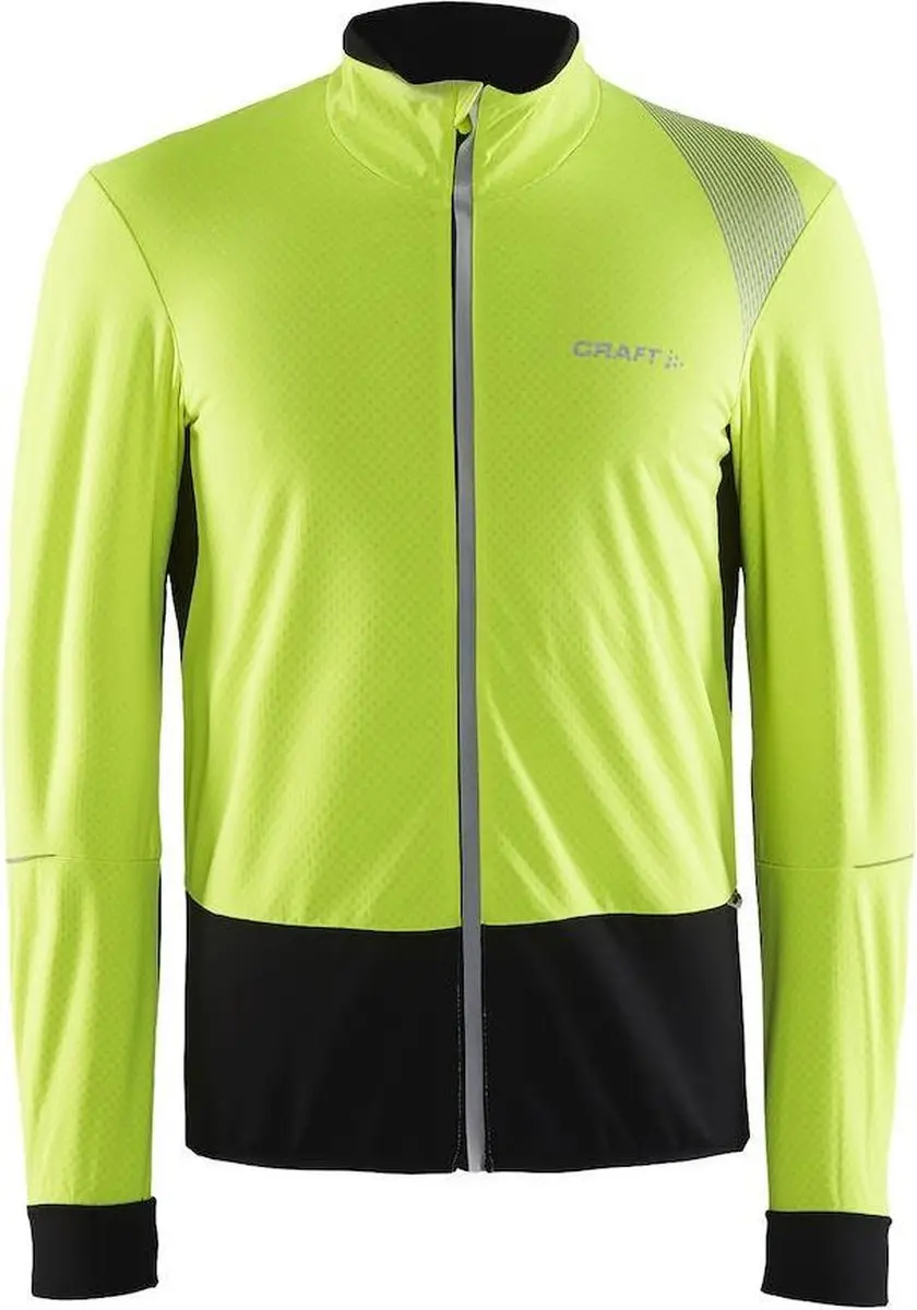 Craft Verve Wind Fietsshirt Lange Mouwen Geel Zwart