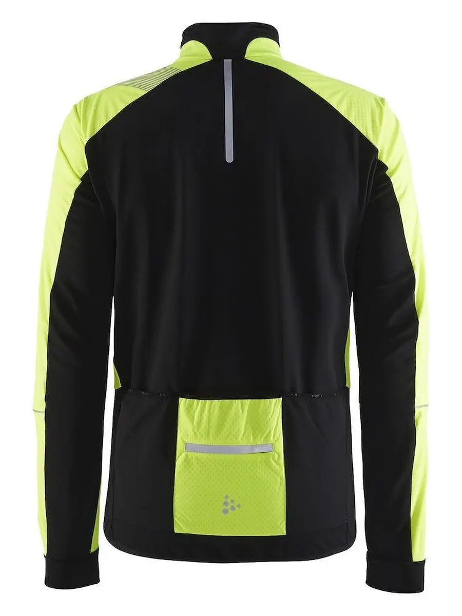 Craft Verve Wind Fietsshirt Lange Mouwen - Geel/Zwart