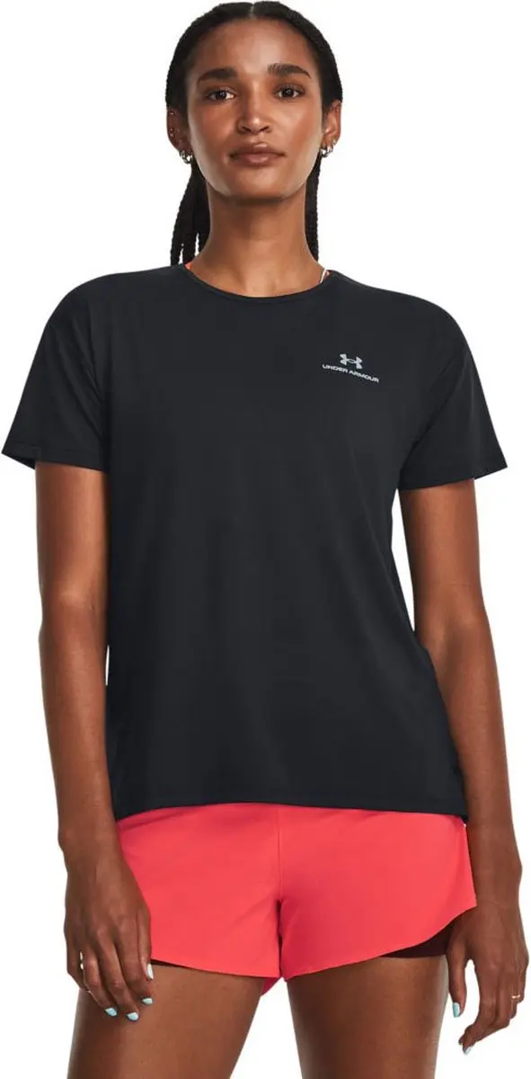 Under Armour Rush Energy 2.0 T-shirt - Zwart S - afbeelding 6 van 6