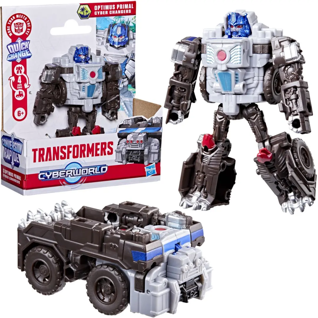 Transformers Cyberworld Cyber Changers Optimus Primal Actiefiguur