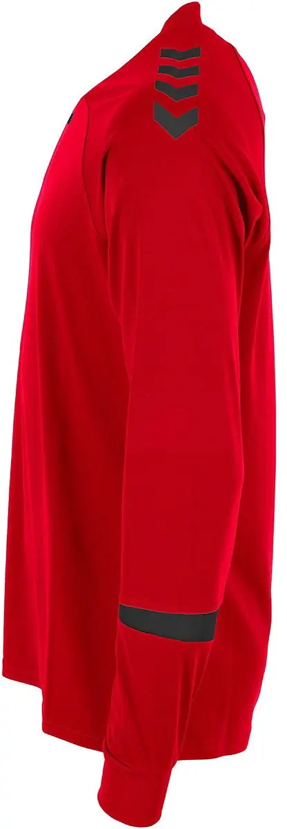 Hummel Fyn Voetbalshirt Lange Mouw Heren - Zwart/Rood S