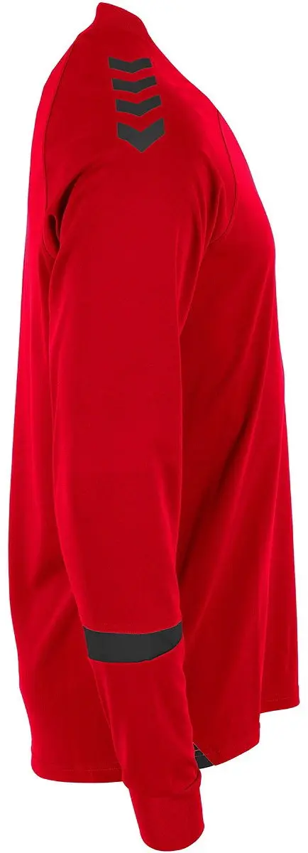 Hummel Fyn Voetbalshirt Lange Mouw Heren - Zwart/Rood S