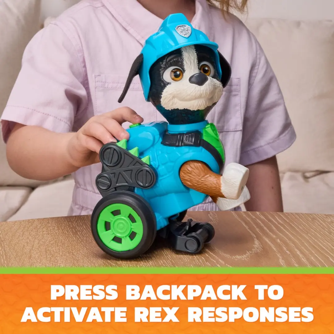 PAW Patrol Rippin Rescue Rex Actiefiguur 20,3cm - Meerkleurig - afbeelding 6 van 6