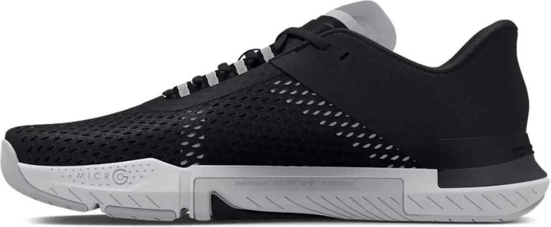 Under Armour TriBas Reign 4 Hardloopschoenen - Zwart/Halo Grijs