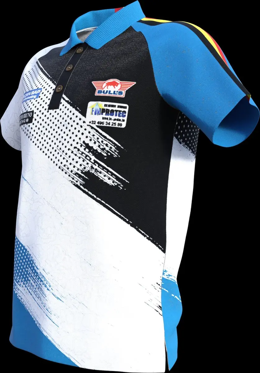 Bull's Dart Wedstrijdshirt Mario Vandenbogaerde BU-69630 - M
