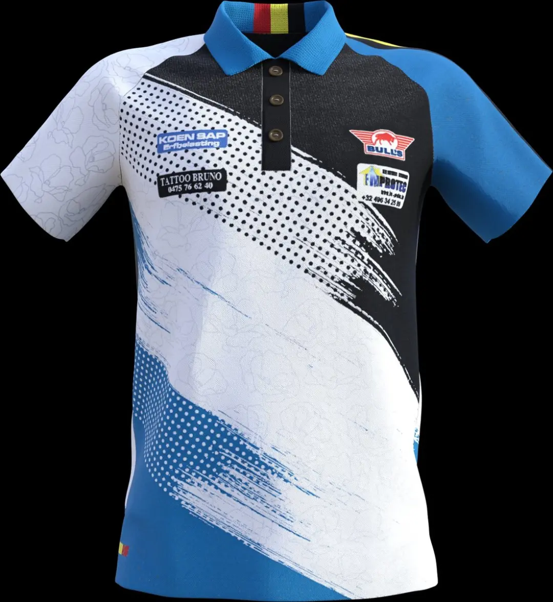 Bull's Dart Wedstrijdshirt Mario Vandenbogaerde BU-69630