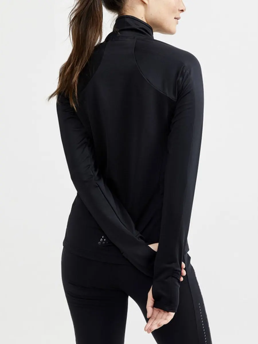 Craft Adv Subz LS Dames Sporttrui - L - Zwart