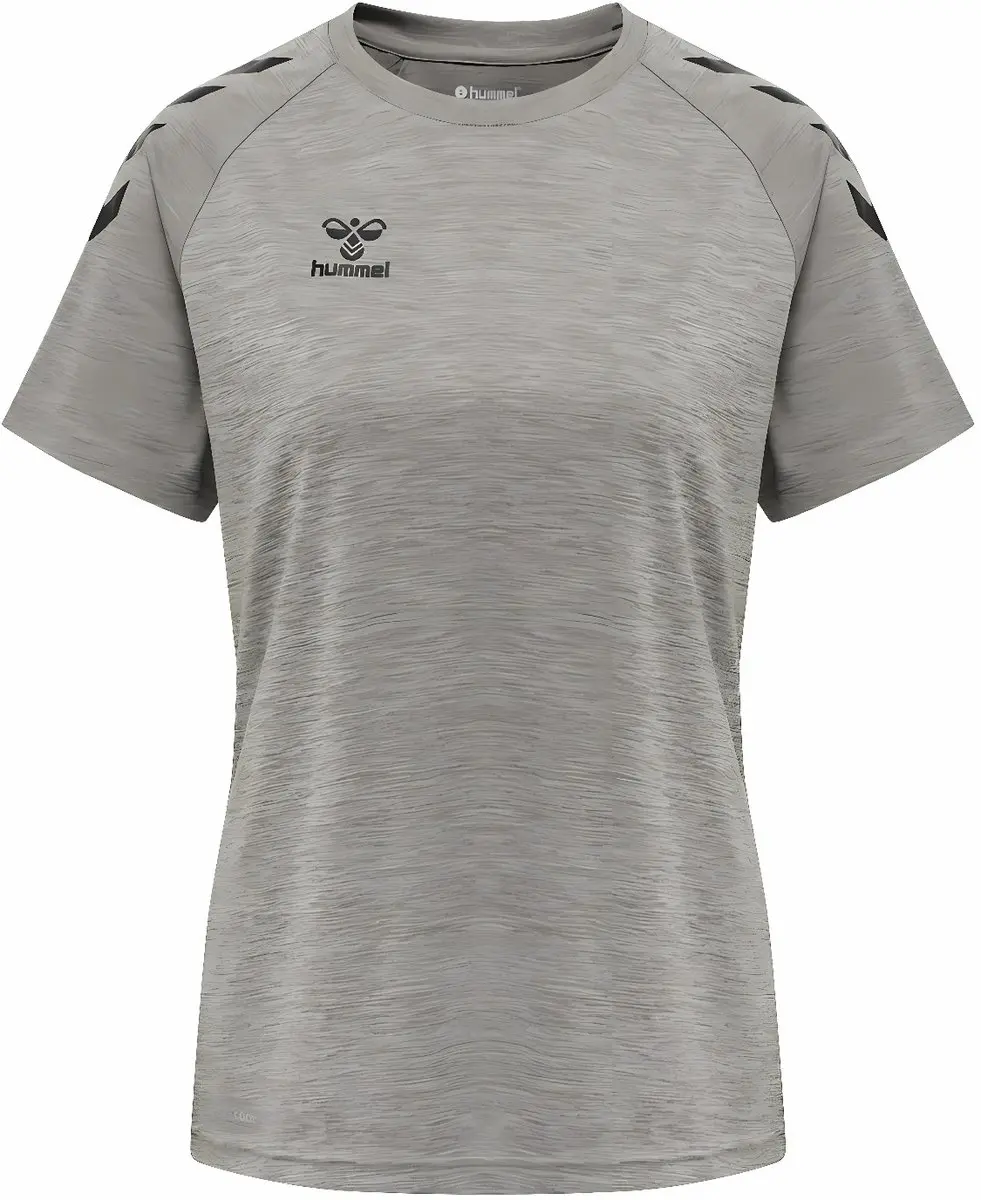 Hummel Core XK Core Poly Shirt Dames - Grijs