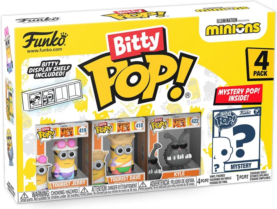 Funko Bitty Pop! 4-Pack Minions - Young Gru - 73038